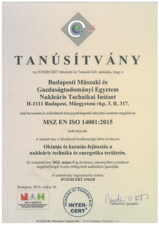 iso 14001 tanusitvany